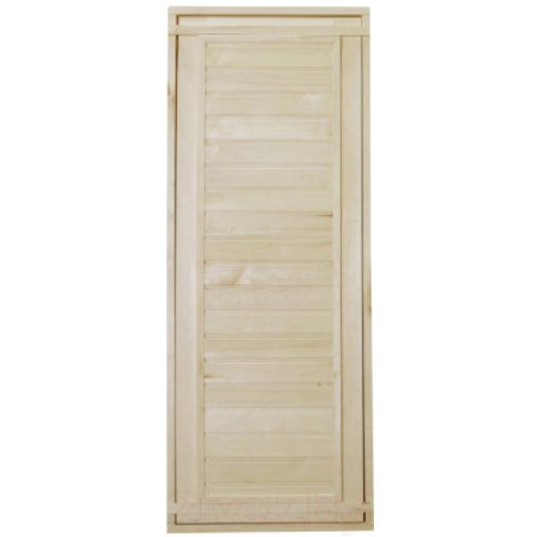 Деревянная дверь для бани КомфортПром 190x70 / 10016003