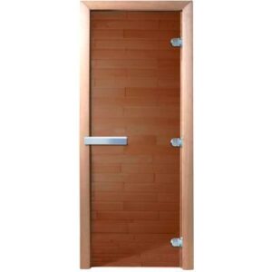 Стеклянная дверь для бани/сауны Doorwood 200x80