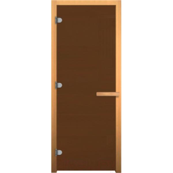 Стеклянная дверь для бани/сауны Везувий 1800х700 CR