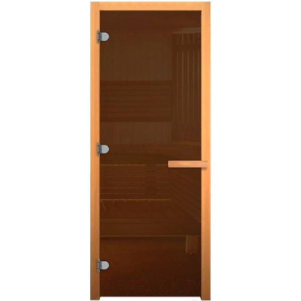 Стеклянная дверь для бани/сауны Везувий 200x70
